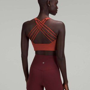 Lululemon Free to Be Bra Wild Cayenne Size 4